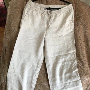 Talbots Linen Drawstring pants
